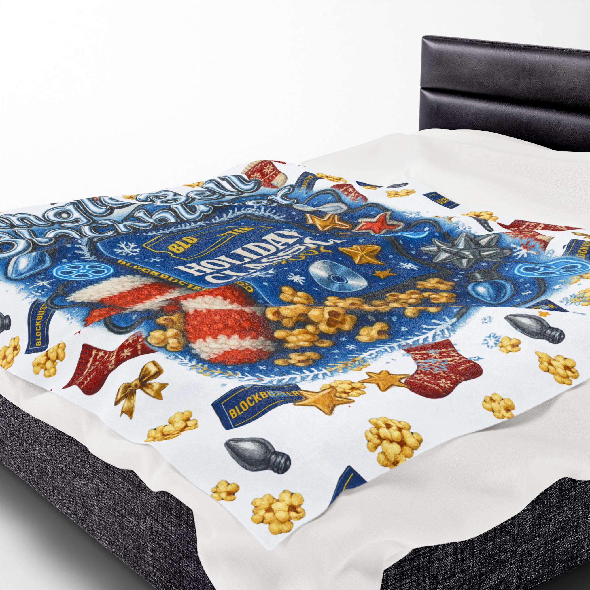 Holiday Classics Velveteen Plush Blanket | Christmas Movie Night Throw