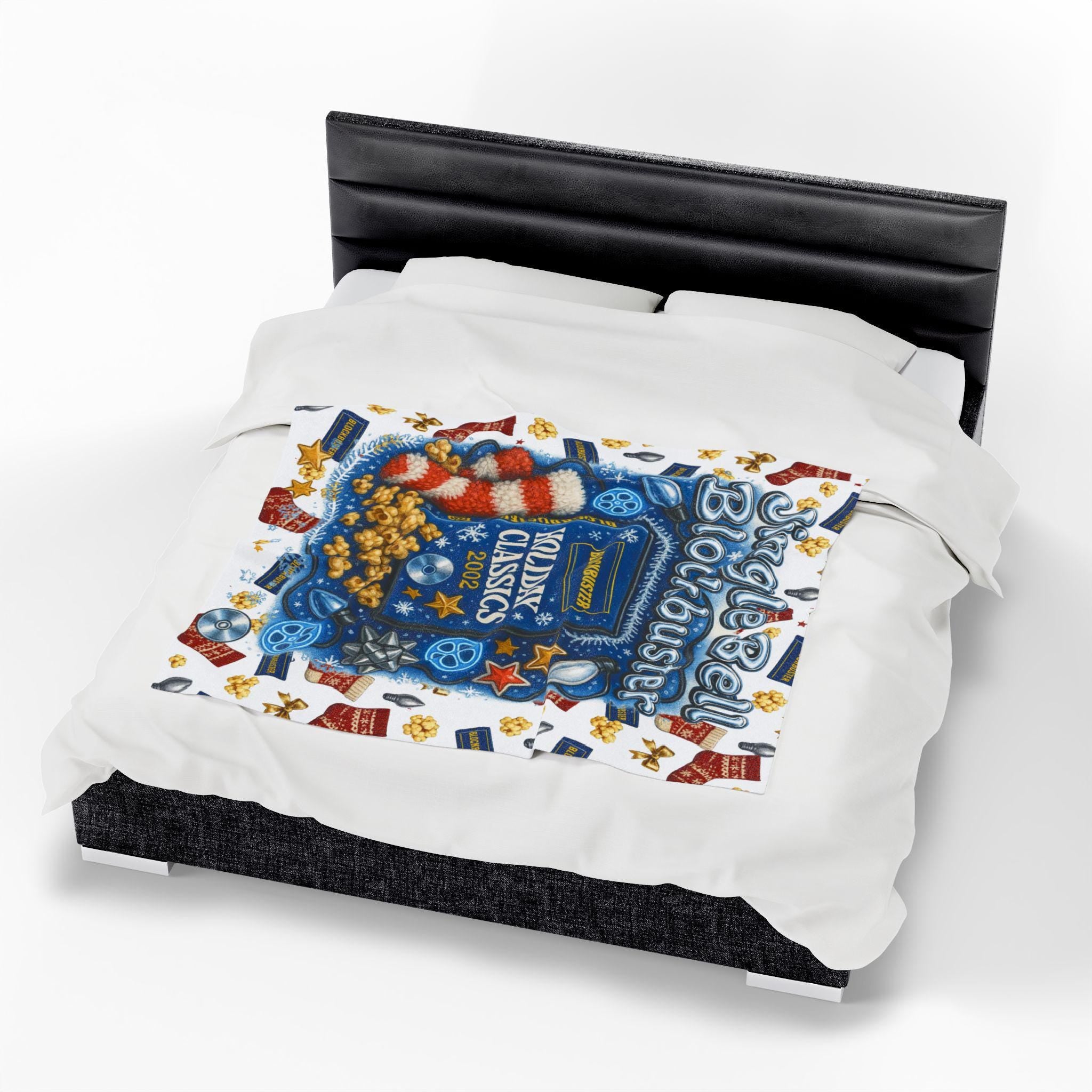 Holiday Classics Velveteen Plush Blanket | Christmas Movie Night Throw