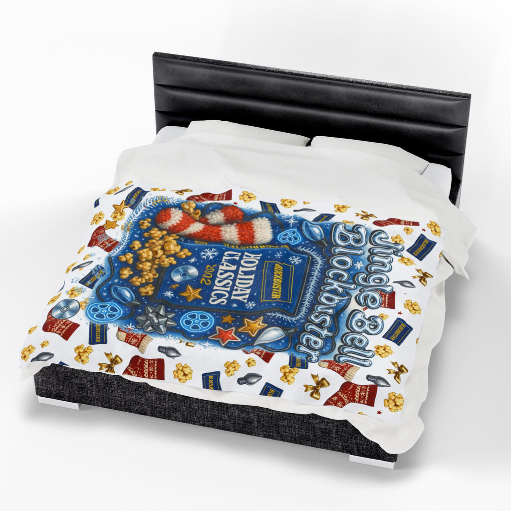 Holiday Classics Velveteen Plush Blanket | Christmas Movie Night Throw