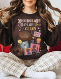 Chocolate CD Player Club Sweatshirt | Retro Y2K Graphic Crewneck