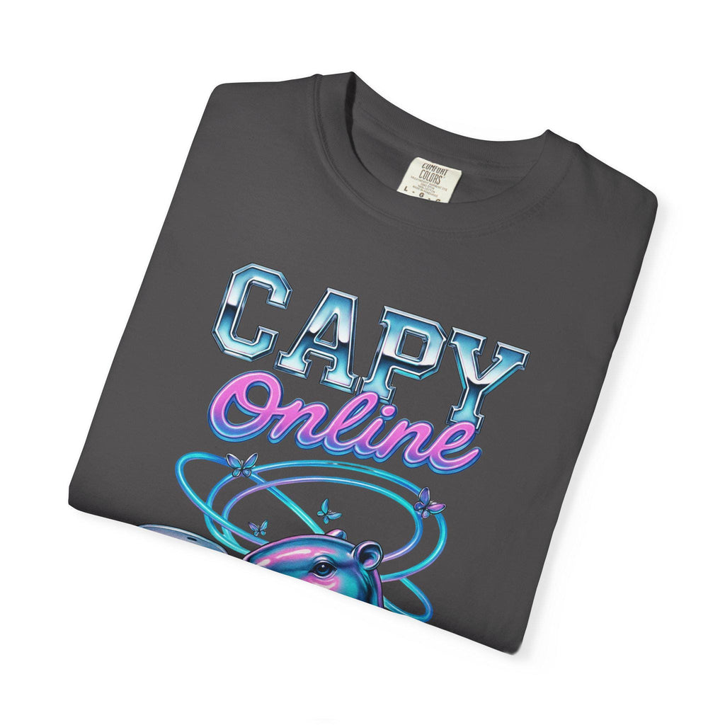Capy Online T-Shirt: Unisex Gamer Tee, Animal Lover Gift
