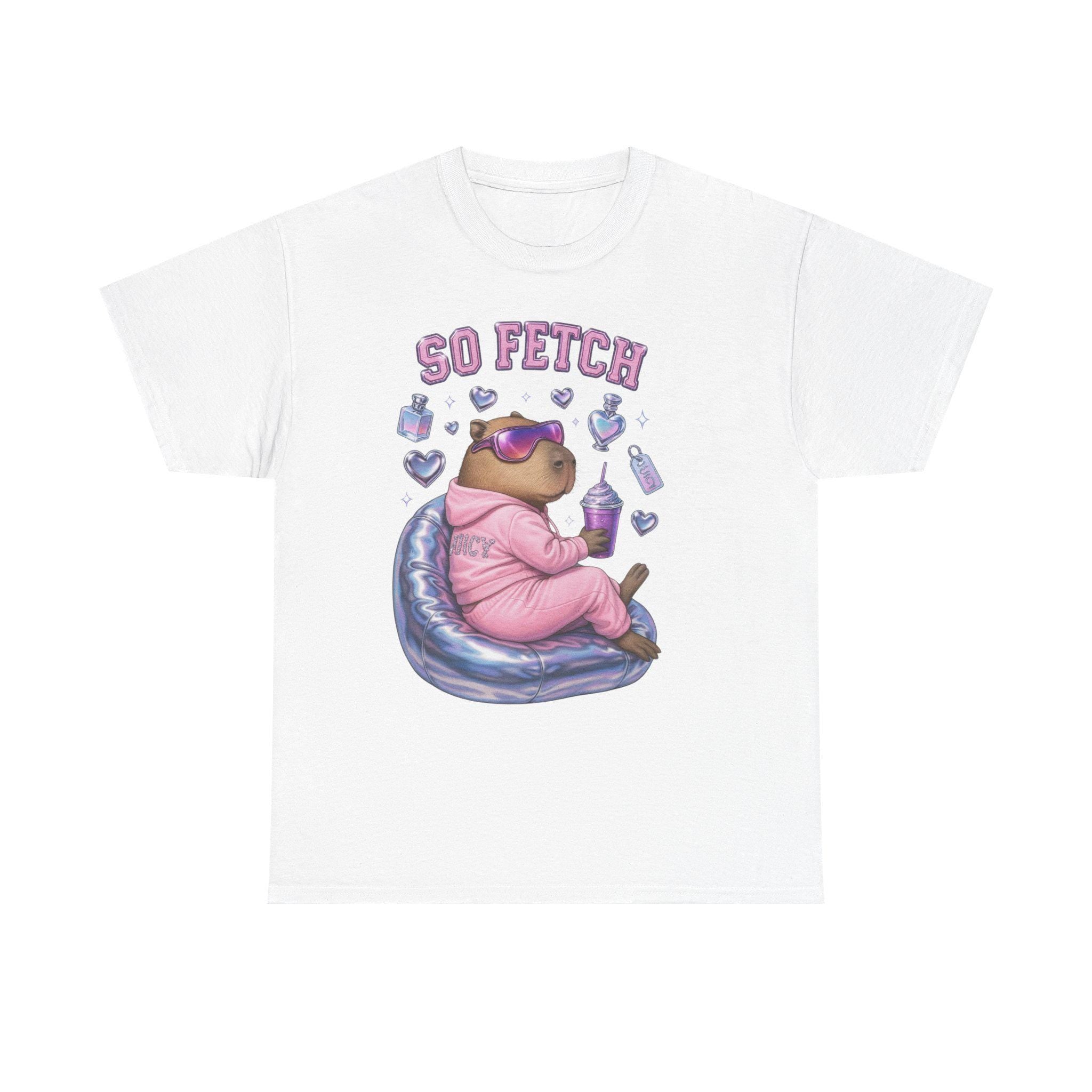 Funny Capybara 'So Fetch' Unisex Tee - Mean Girl Graphic T-Shirt