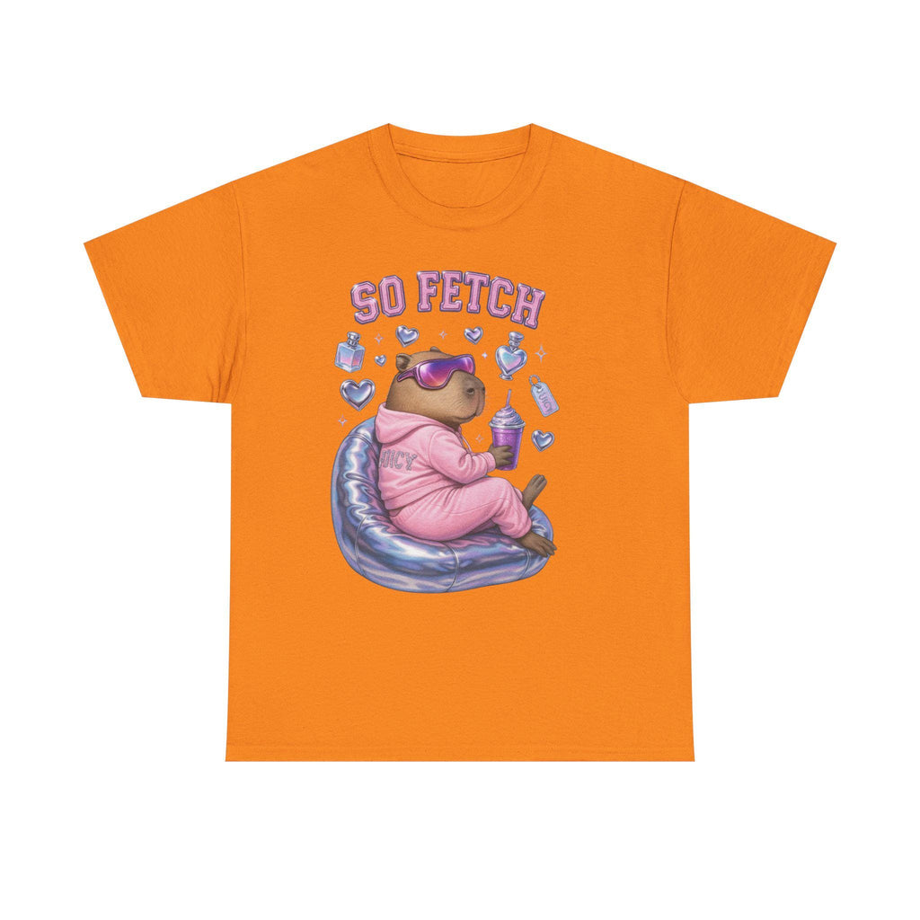 Funny Capybara 'So Fetch' Unisex Tee - Mean Girl Graphic T-Shirt