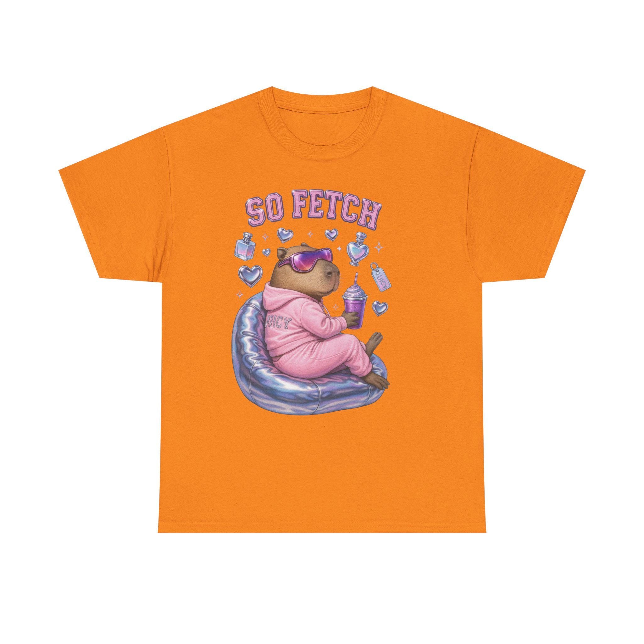 Funny Capybara 'So Fetch' Unisex Tee - Mean Girl Graphic T-Shirt