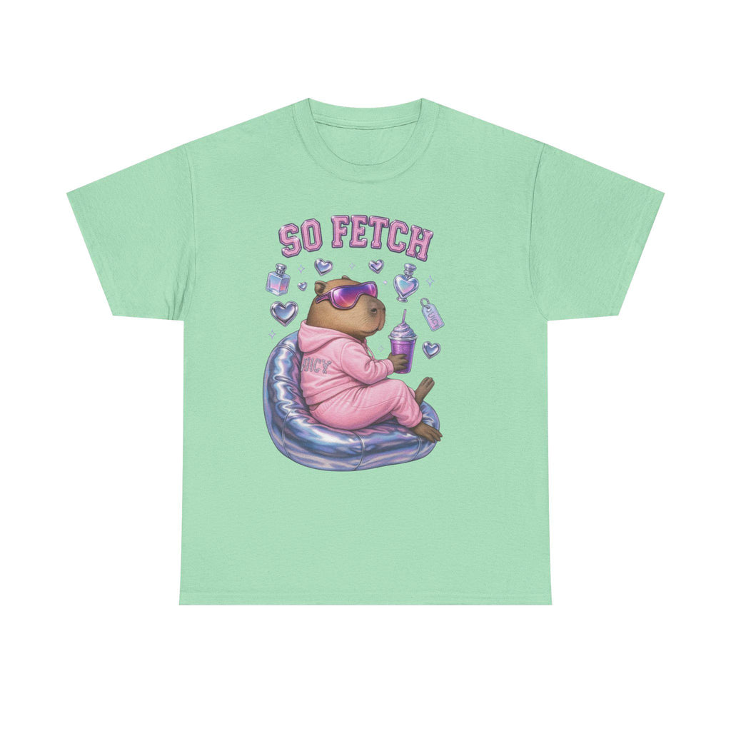 Funny Capybara 'So Fetch' Unisex Tee - Mean Girl Graphic T-Shirt