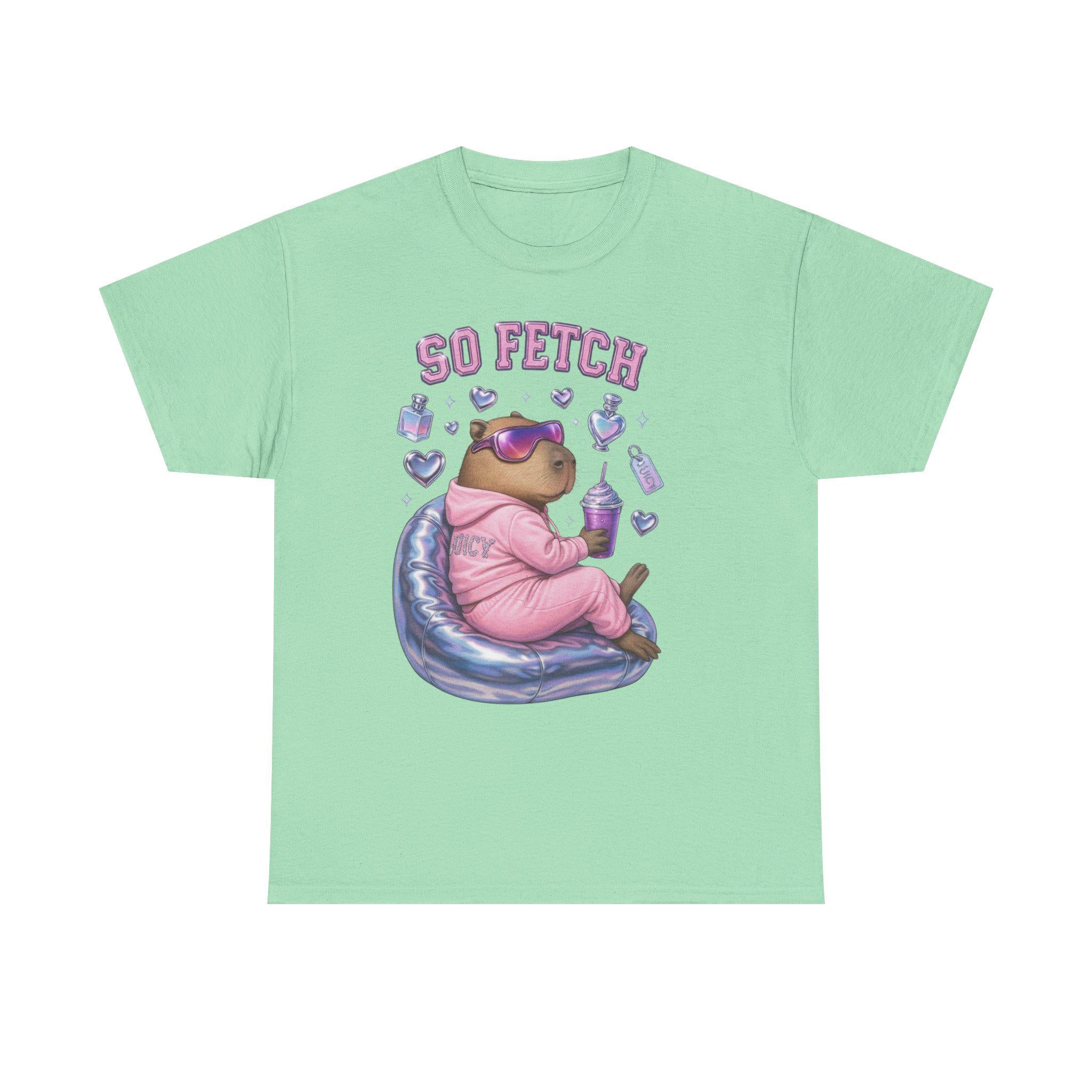 Funny Capybara 'So Fetch' Unisex Tee - Mean Girl Graphic T-Shirt