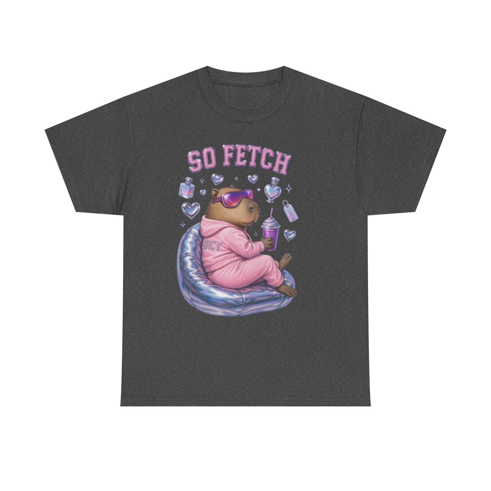 Funny Capybara 'So Fetch' Unisex Tee - Mean Girl Graphic T-Shirt