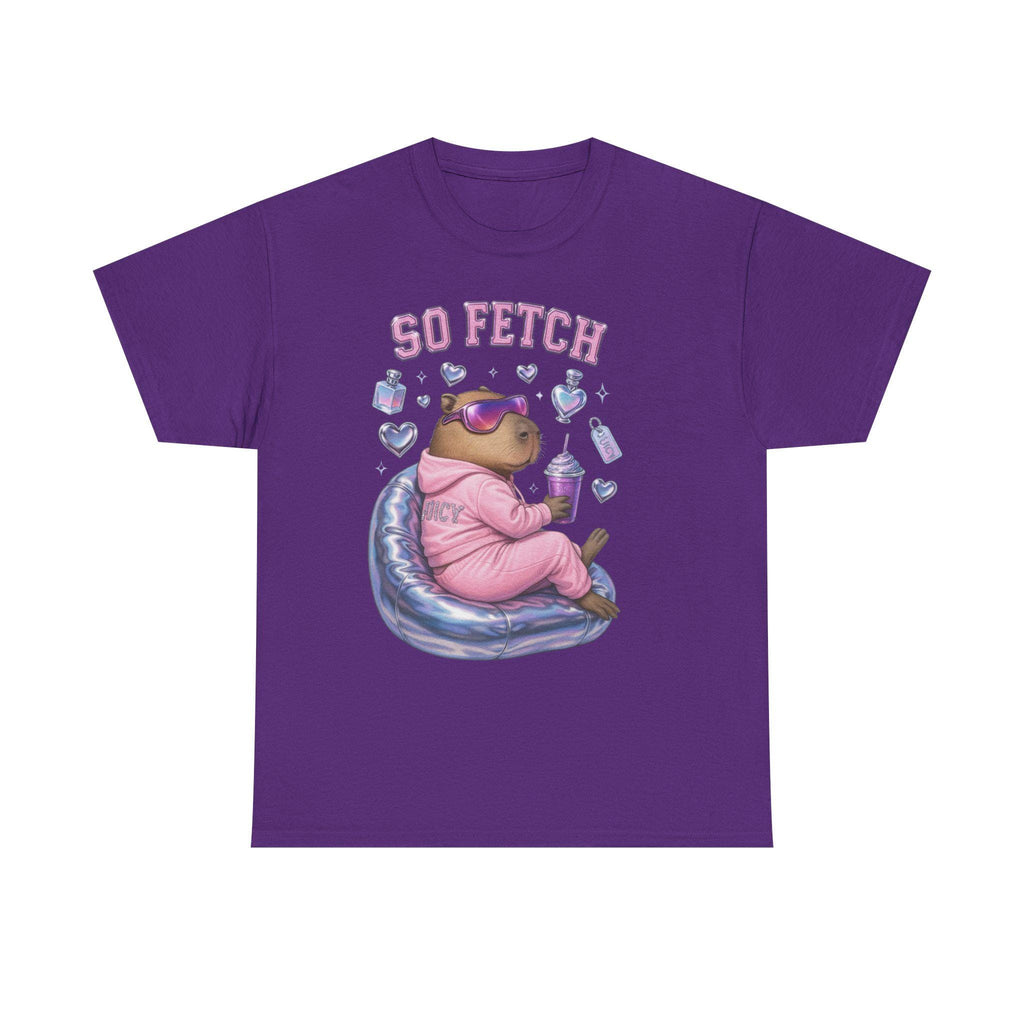 Funny Capybara 'So Fetch' Unisex Tee - Mean Girl Graphic T-Shirt