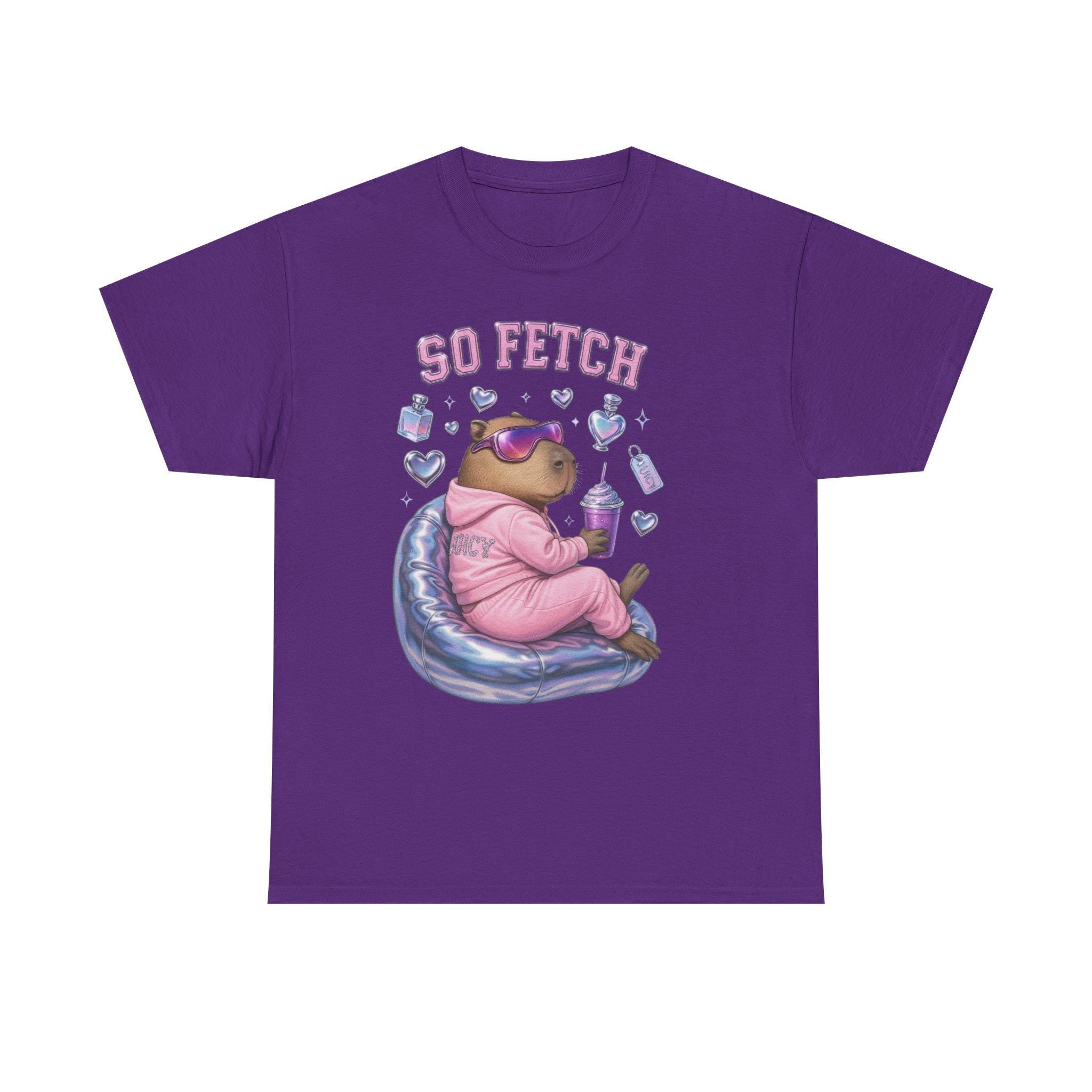 Funny Capybara 'So Fetch' Unisex Tee - Mean Girl Graphic T-Shirt