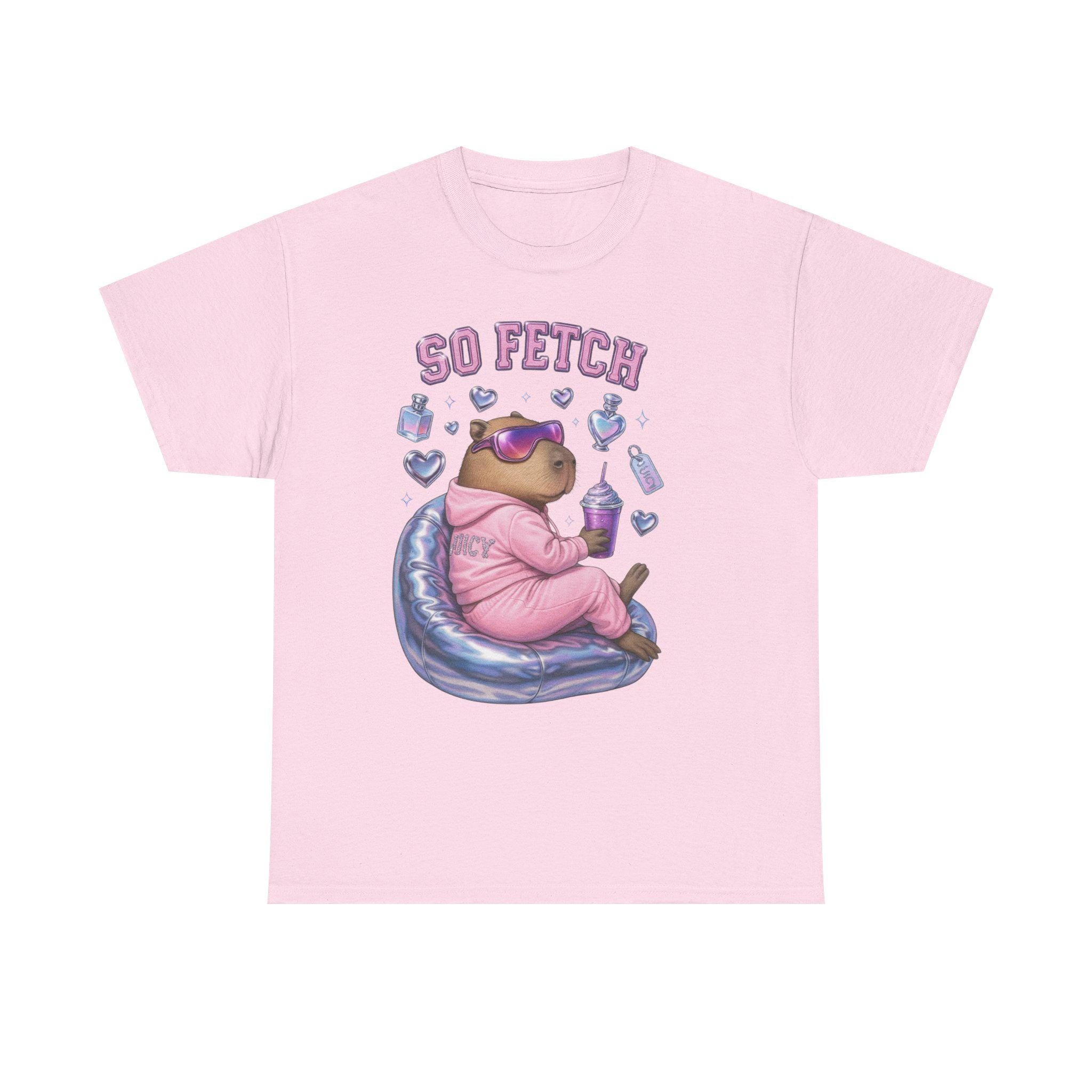 Funny Capybara 'So Fetch' Unisex Tee - Mean Girl Graphic T-Shirt