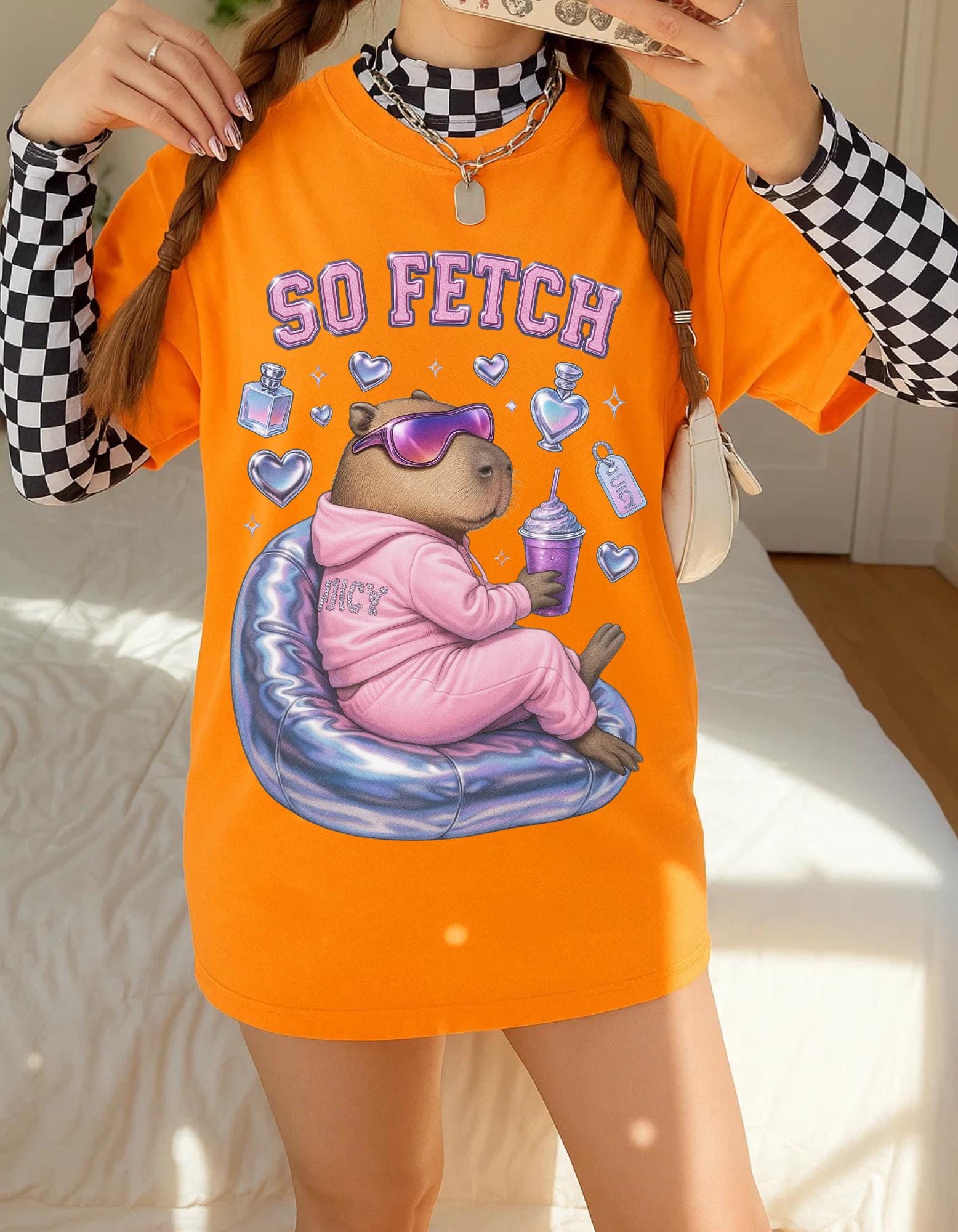 Funny Capybara 'So Fetch' Unisex Tee - Mean Girl Graphic T-Shirt