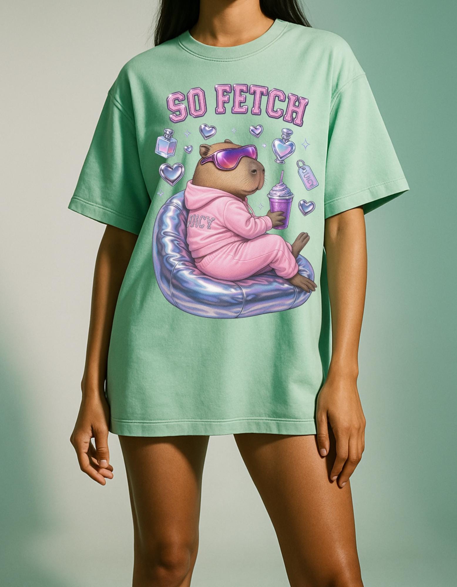 Funny Capybara 'So Fetch' Unisex Tee - Mean Girl Graphic T-Shirt