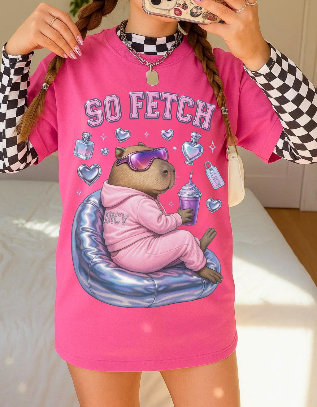 Funny Capybara 'So Fetch' Unisex Tee - Mean Girl Graphic T-Shirt