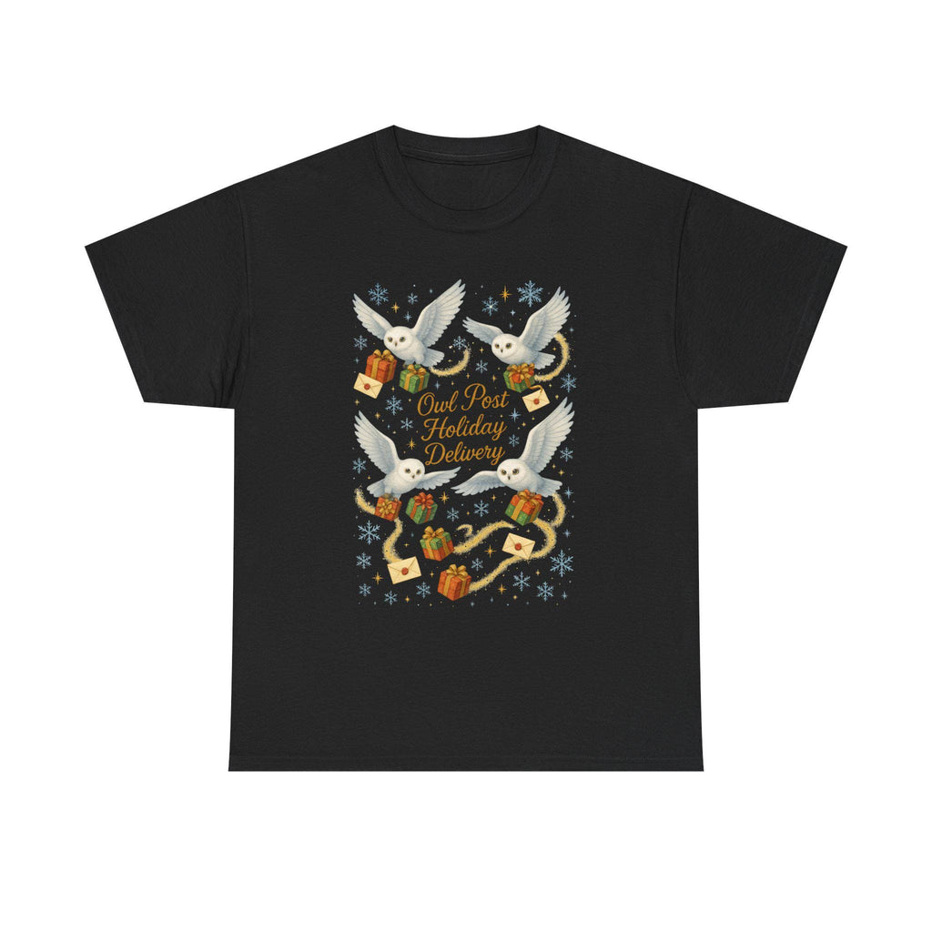 Magical Owl Holiday Delivery Sweatshirt: Potter Fans Christmas Pullover