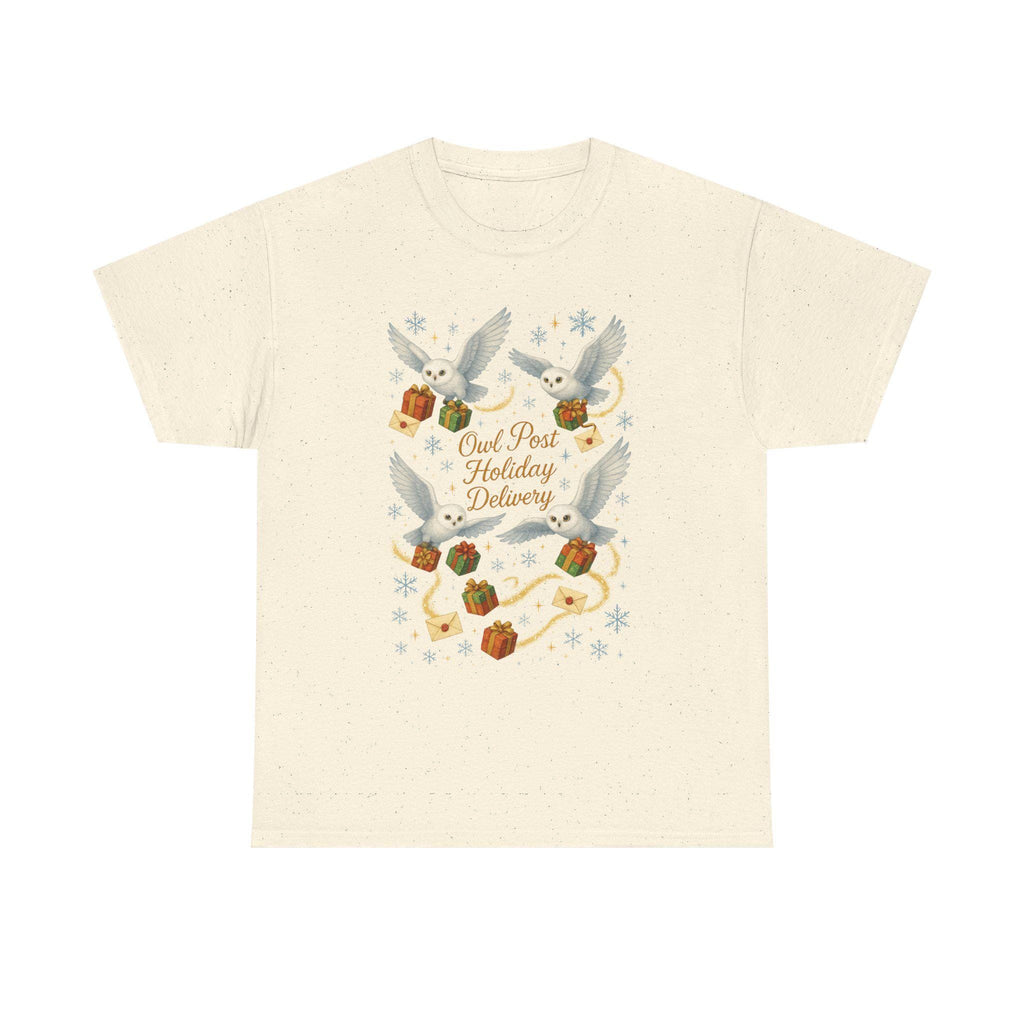 Magical Owl Holiday Delivery Sweatshirt: Potter Fans Christmas Pullover