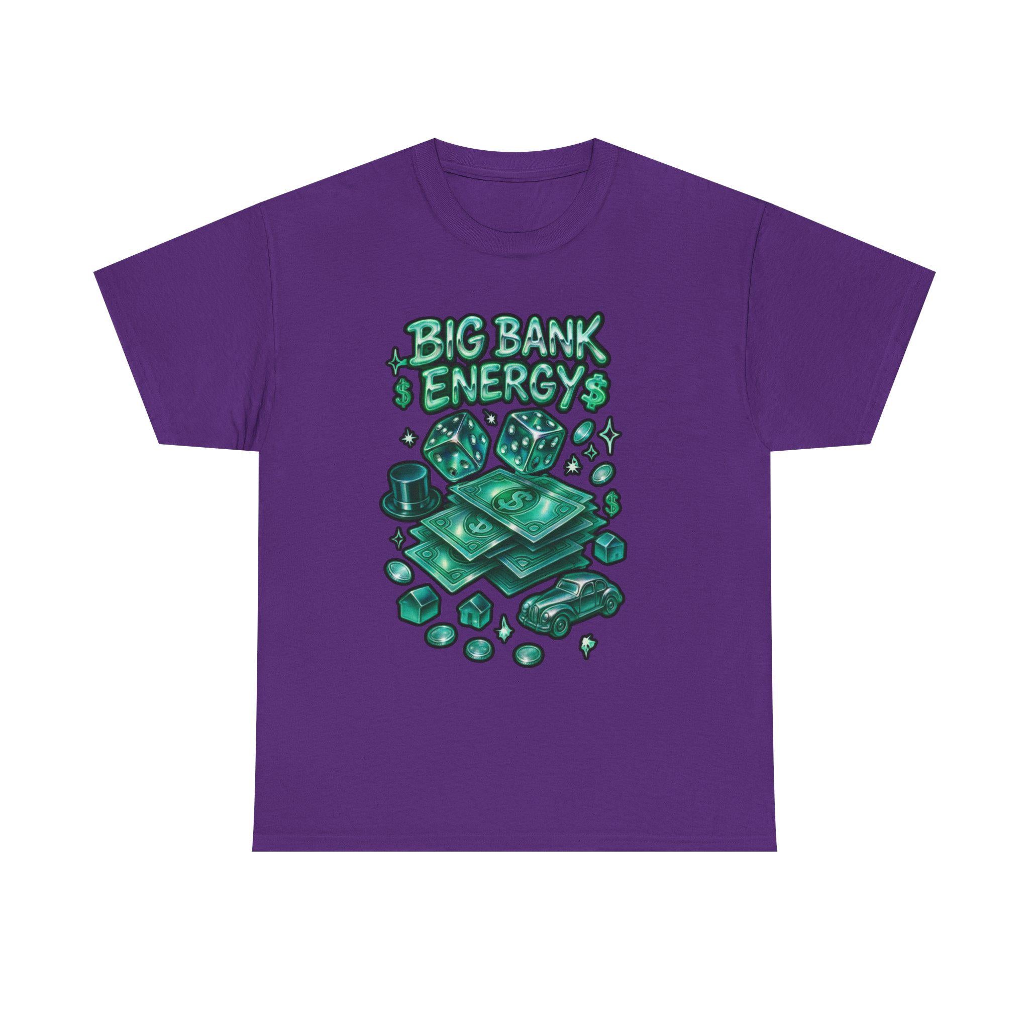 Big Bank Energy Graphic Tee: Y2K Money Moves Streetwear Shirt