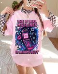 Y2K It Girl Hotline Tee - Retro 90s Graphic Print