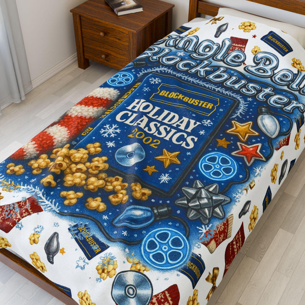 Holiday Classics Velveteen Plush Blanket | Christmas Movie Night Throw