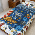 Holiday Classics Velveteen Plush Blanket | Christmas Movie Night Throw