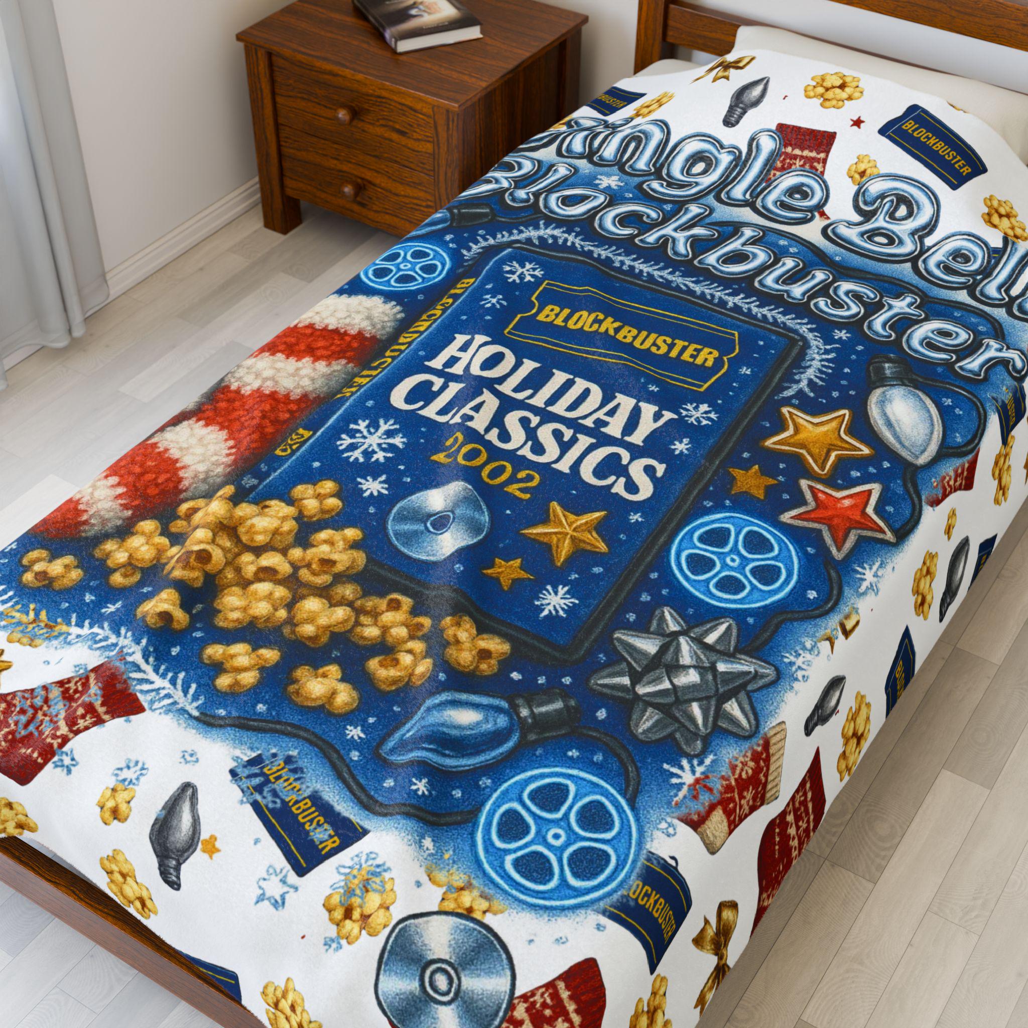 Holiday Classics Velveteen Plush Blanket | Christmas Movie Night Throw