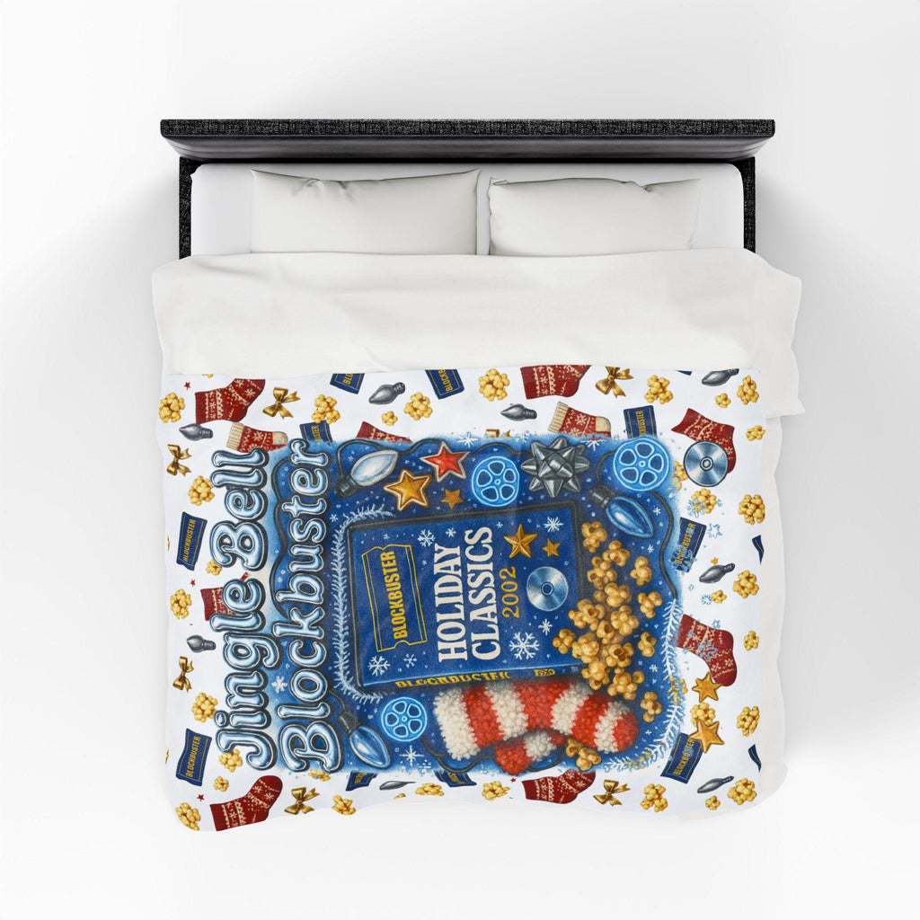 Holiday Classics Velveteen Plush Blanket | Christmas Movie Night Throw