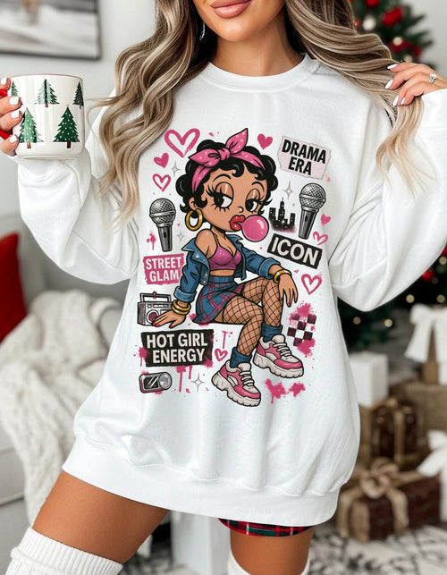 Boop Street Style Sweatshirt, Unisex Fashion Top