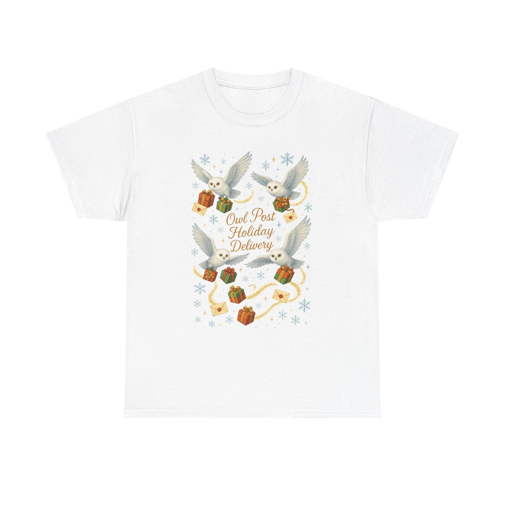 Magical Owl Holiday Delivery Sweatshirt: Potter Fans Christmas Pullover