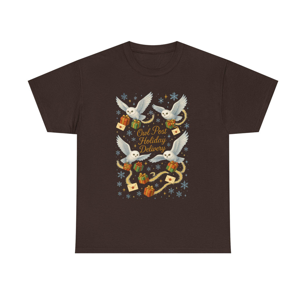 Magical Owl Holiday Delivery Sweatshirt: Potter Fans Christmas Pullover