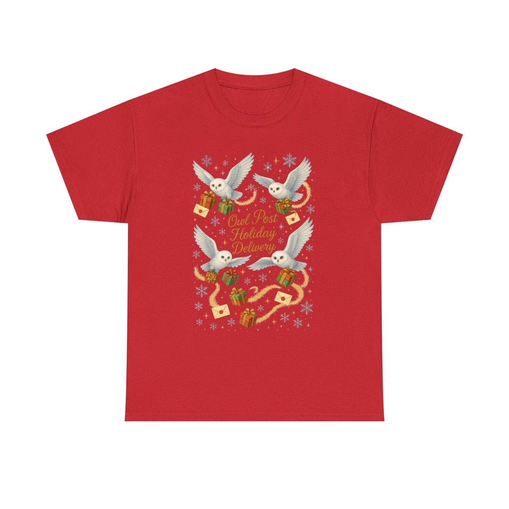Magical Owl Holiday Delivery Sweatshirt: Potter Fans Christmas Pullover