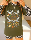 Magical Owl Holiday Delivery Sweatshirt: Potter Fans Christmas Pullover