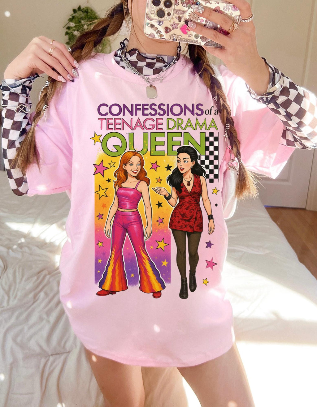 Teenage Drama Queen Graphic T-Shirt | Y2K Fashion Tee