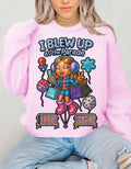 Parade Character Crewneck Sweatshirt | Balloon Pop Art