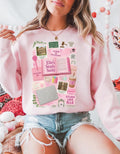 Pink Law School Sweatshirt | Preppy Y2K College Student Wear