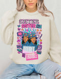 90s Double My Trouble Twin Shirts Sweatshirt Retro Vintage Graphic Matching Set