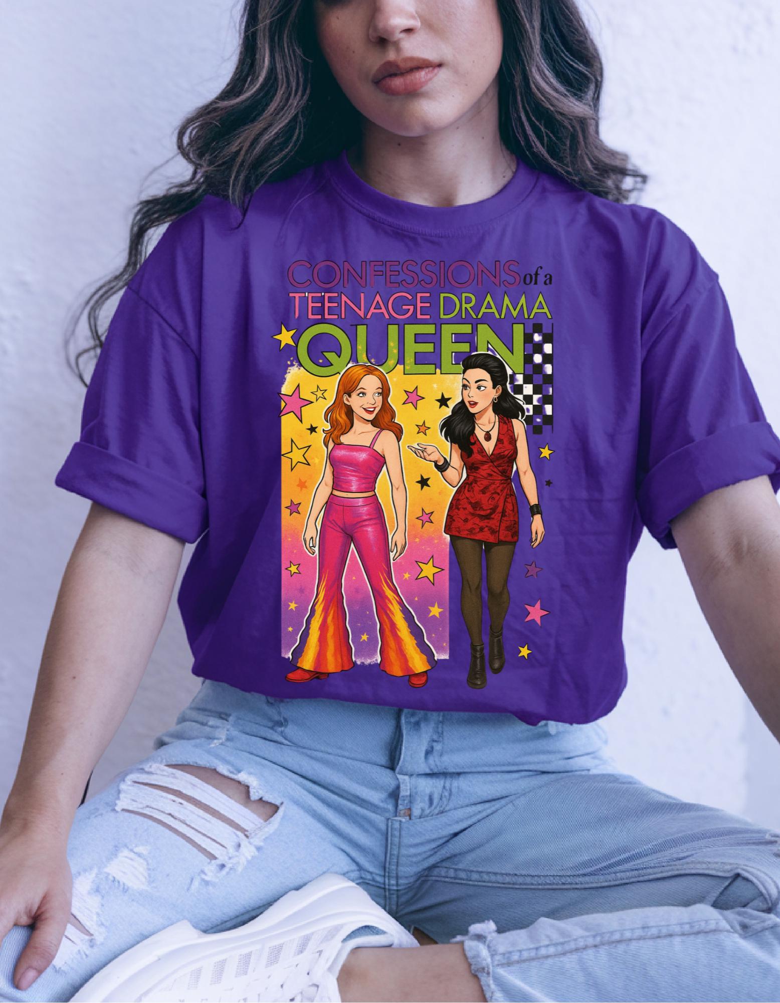 Teenage Drama Queen Graphic T-Shirt | Y2K Fashion Tee