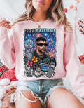 2026 Halftime Singer Portrait Crewneck | Retro Music Collage Sweatshirt Vintage Fan Gift