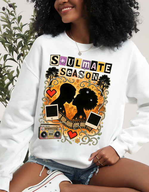 Black Love Sweatshirt: Soulmate Season Unisex Crewneck