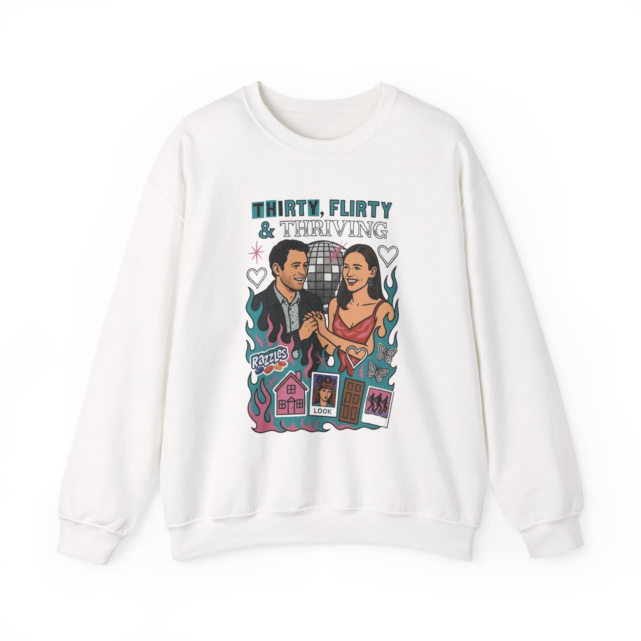 Wish Millennial Romcom Flirty Valentine Sweatshirt 30s Vibe Movie Fan Pullover Gift