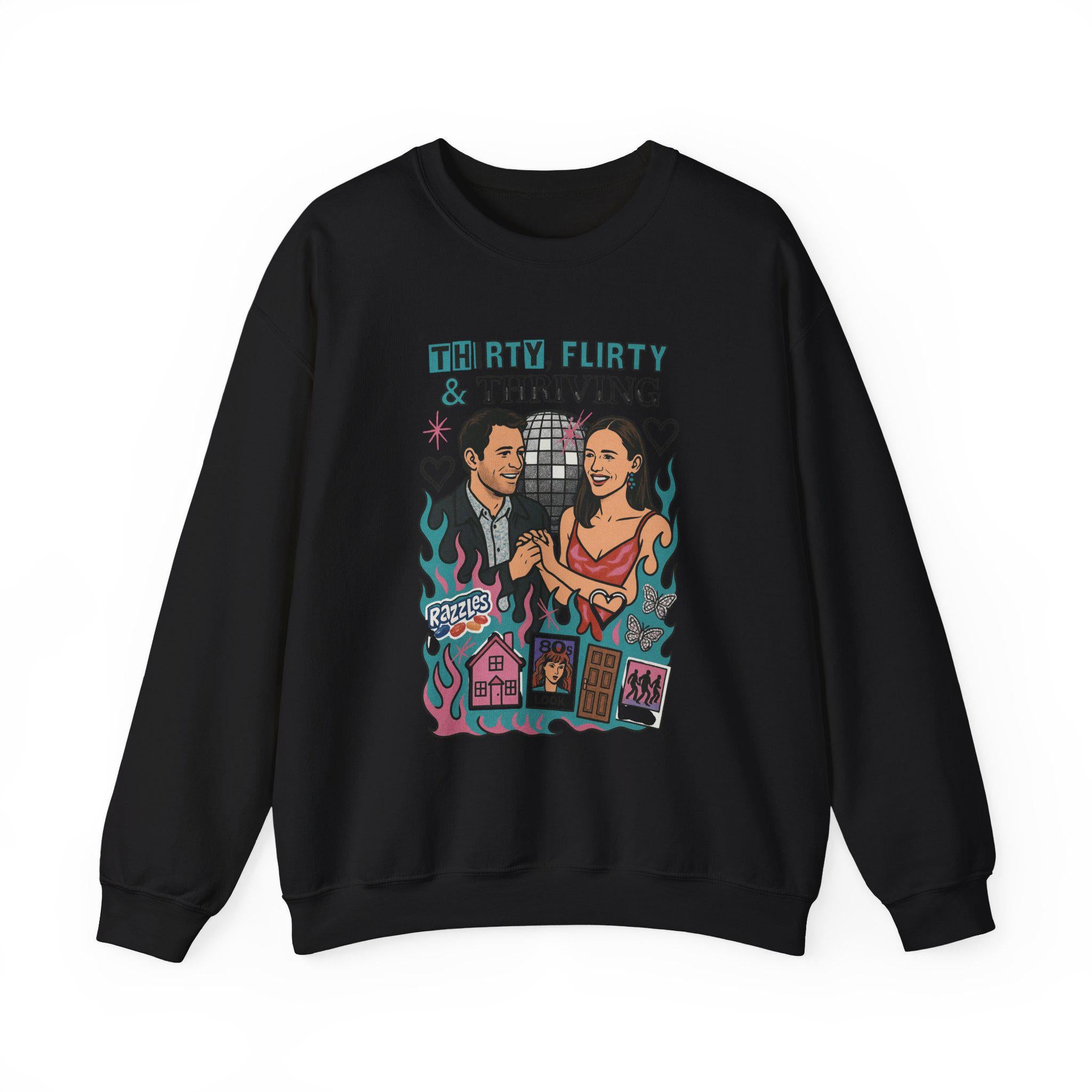 Wish Millennial Romcom Flirty Valentine Sweatshirt 30s Vibe Movie Fan Pullover Gift