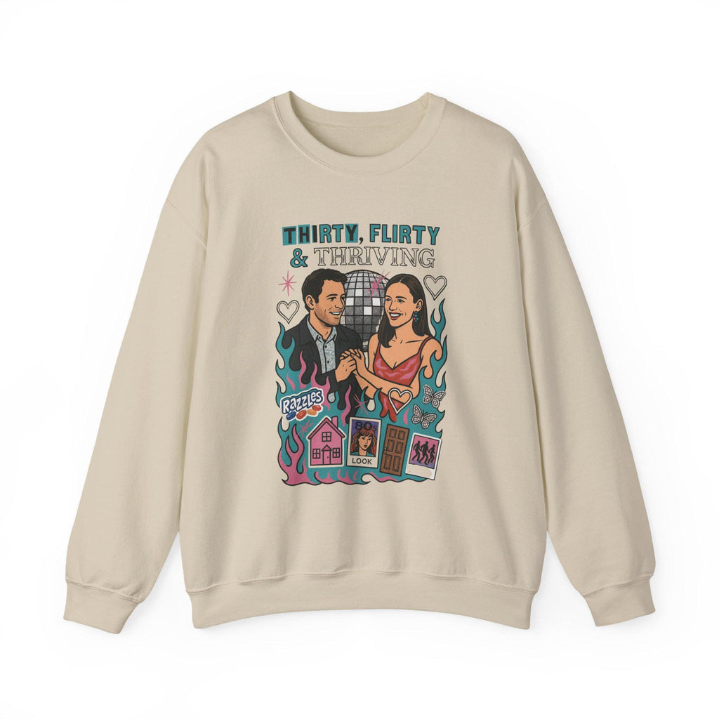 Wish Millennial Romcom Flirty Valentine Sweatshirt 30s Vibe Movie Fan Pullover Gift