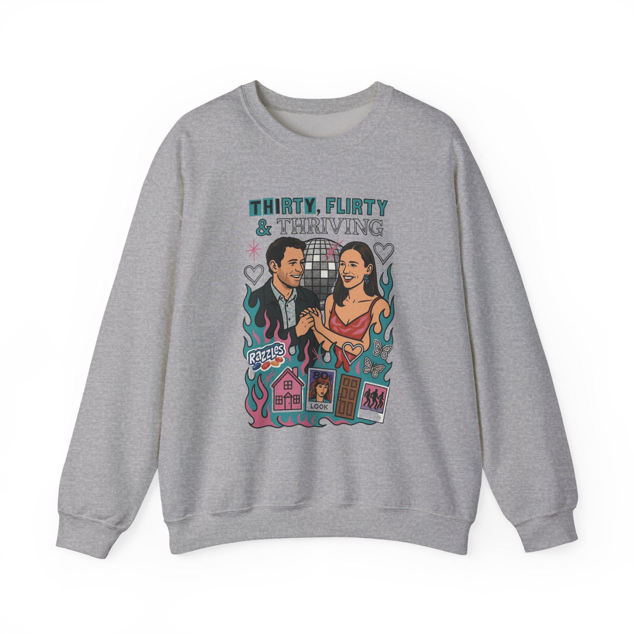 Wish Millennial Romcom Flirty Valentine Sweatshirt 30s Vibe Movie Fan Pullover Gift
