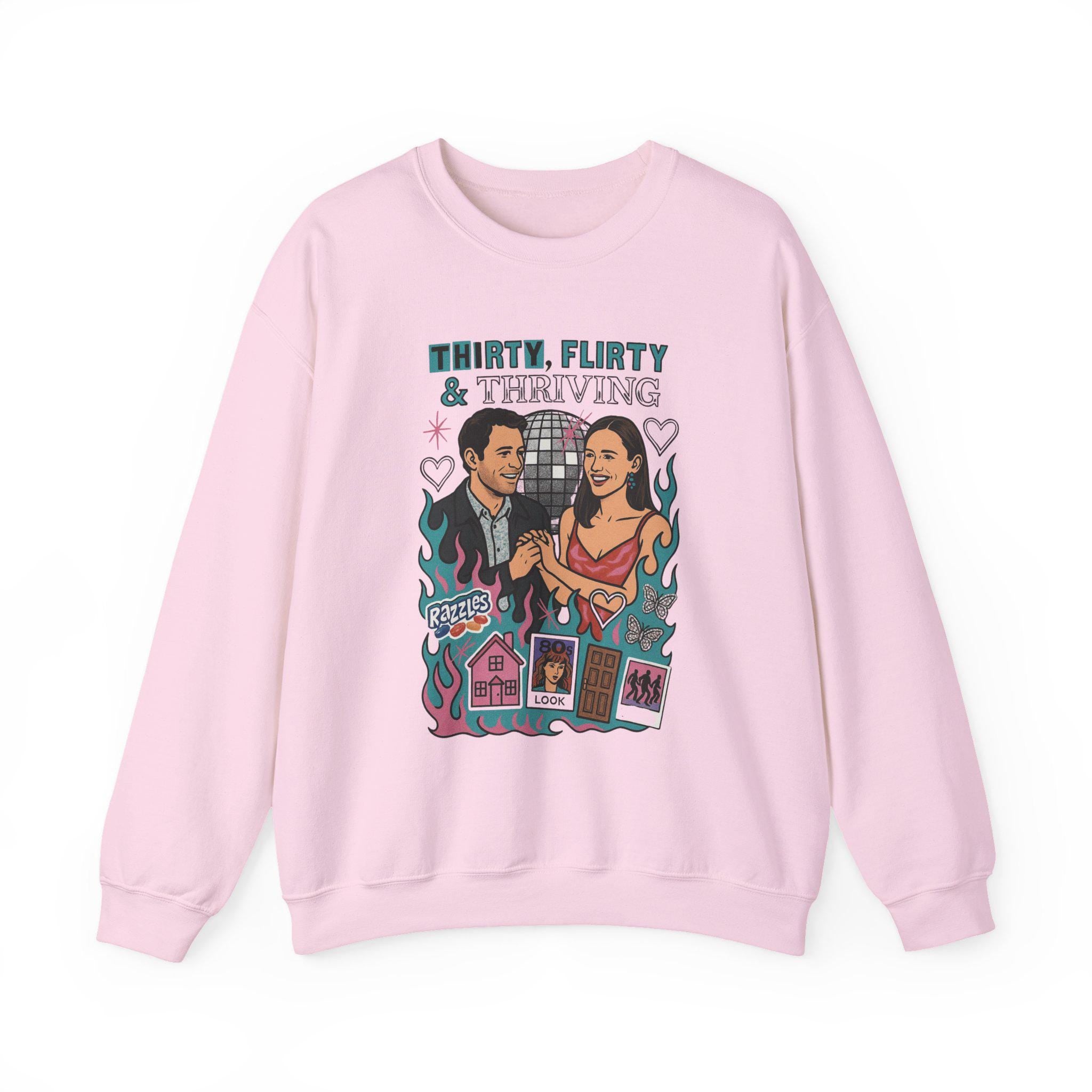 Wish Millennial Romcom Flirty Valentine Sweatshirt 30s Vibe Movie Fan Pullover Gift