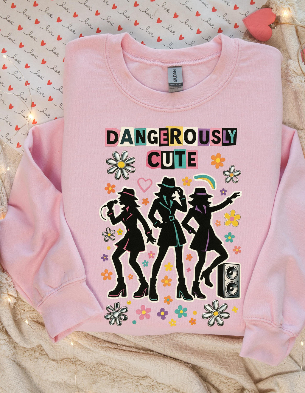 Y2K Spy Girls Graphic Sweatshirt - Retro 2000s Crewneck