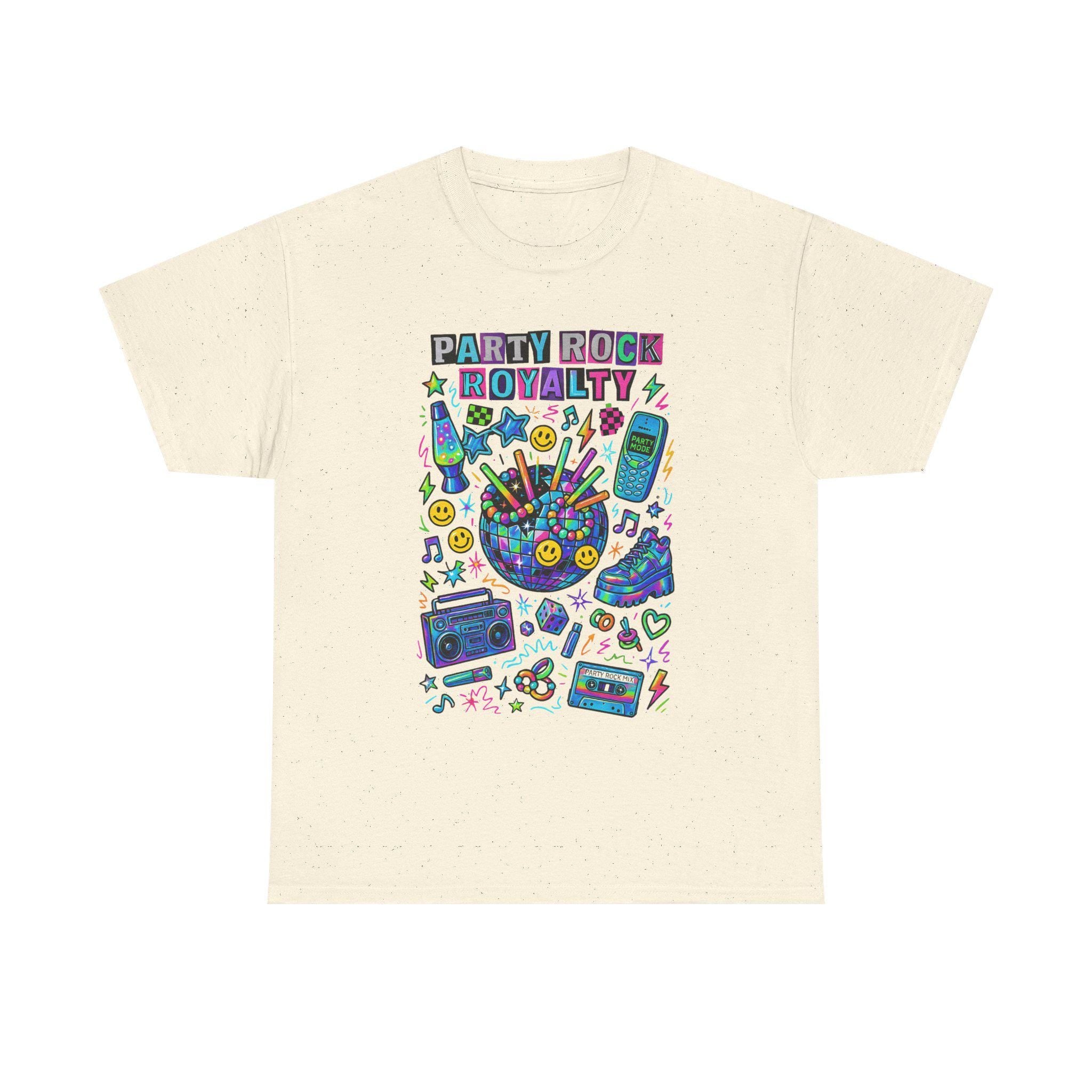 Party Rock Royalty T-Shirt | Retro EDM Dance Music Tee