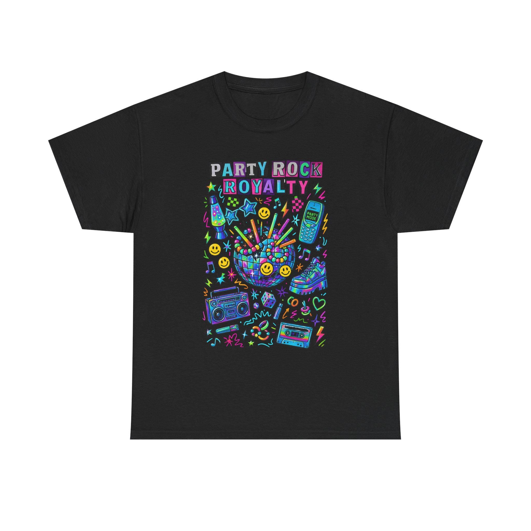 Party Rock Royalty T-Shirt | Retro EDM Dance Music Tee