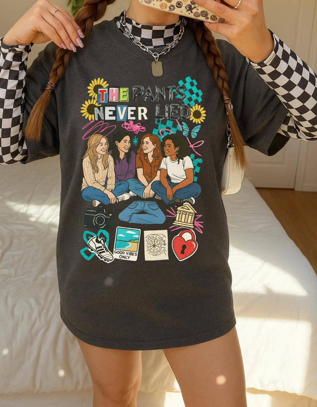 The Pants Never Ever Lied Sisterhood Tee Best Friends Friendship Book Shirt Gift BFF Unisex Top