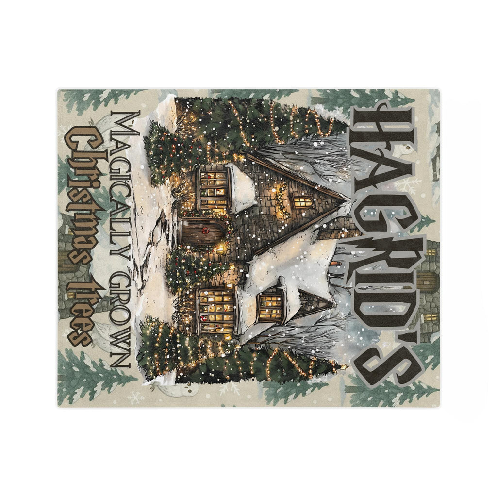 Winter Wonderland Christmas Tree Farm Vintage Holiday Crewneck Blanket - Cozy Cottage Throw Gift