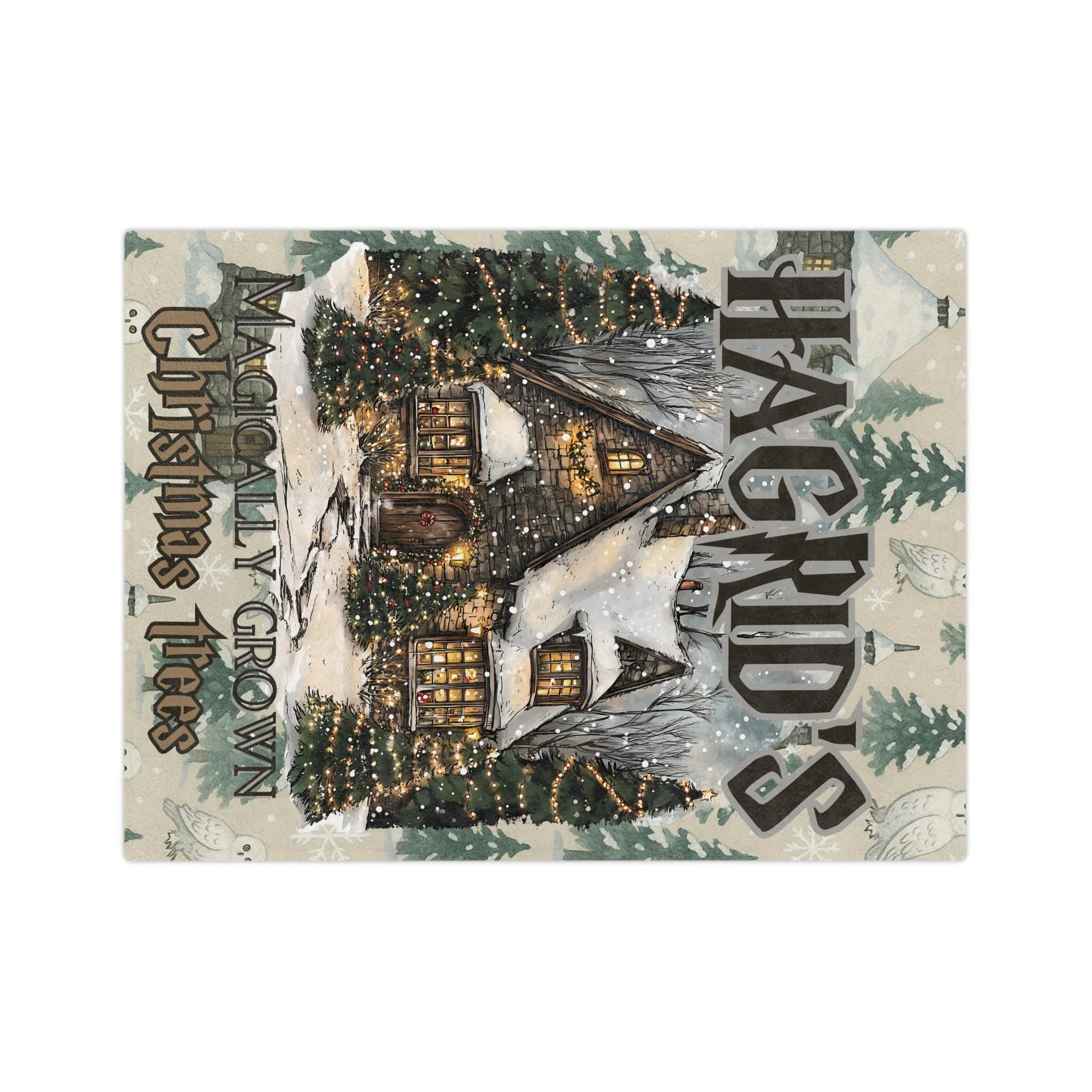 Winter Wonderland Christmas Tree Farm Vintage Holiday Crewneck Blanket - Cozy Cottage Throw Gift