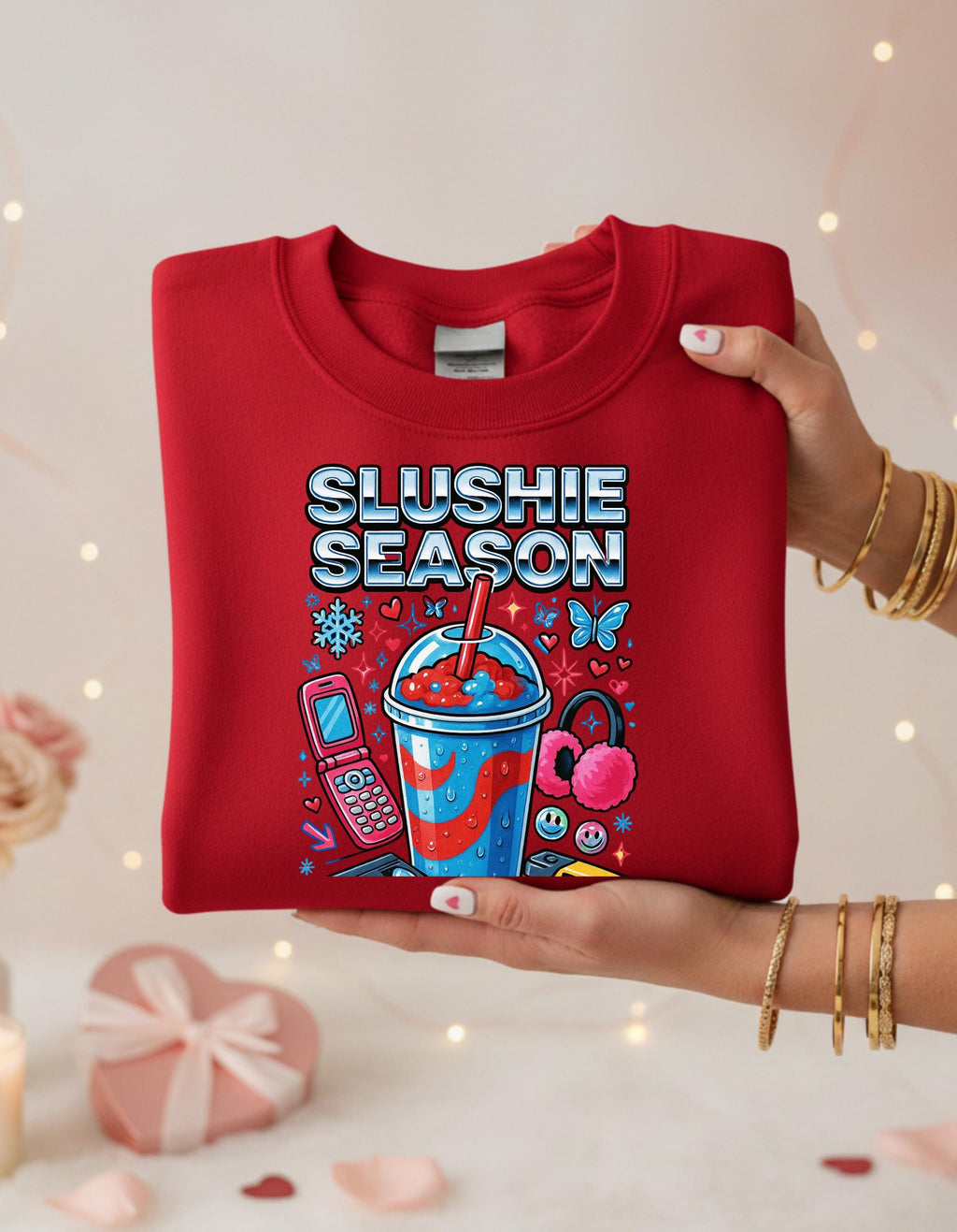 Slushie Season Crewneck Sweatshirt | Retro Y2K Streetwear