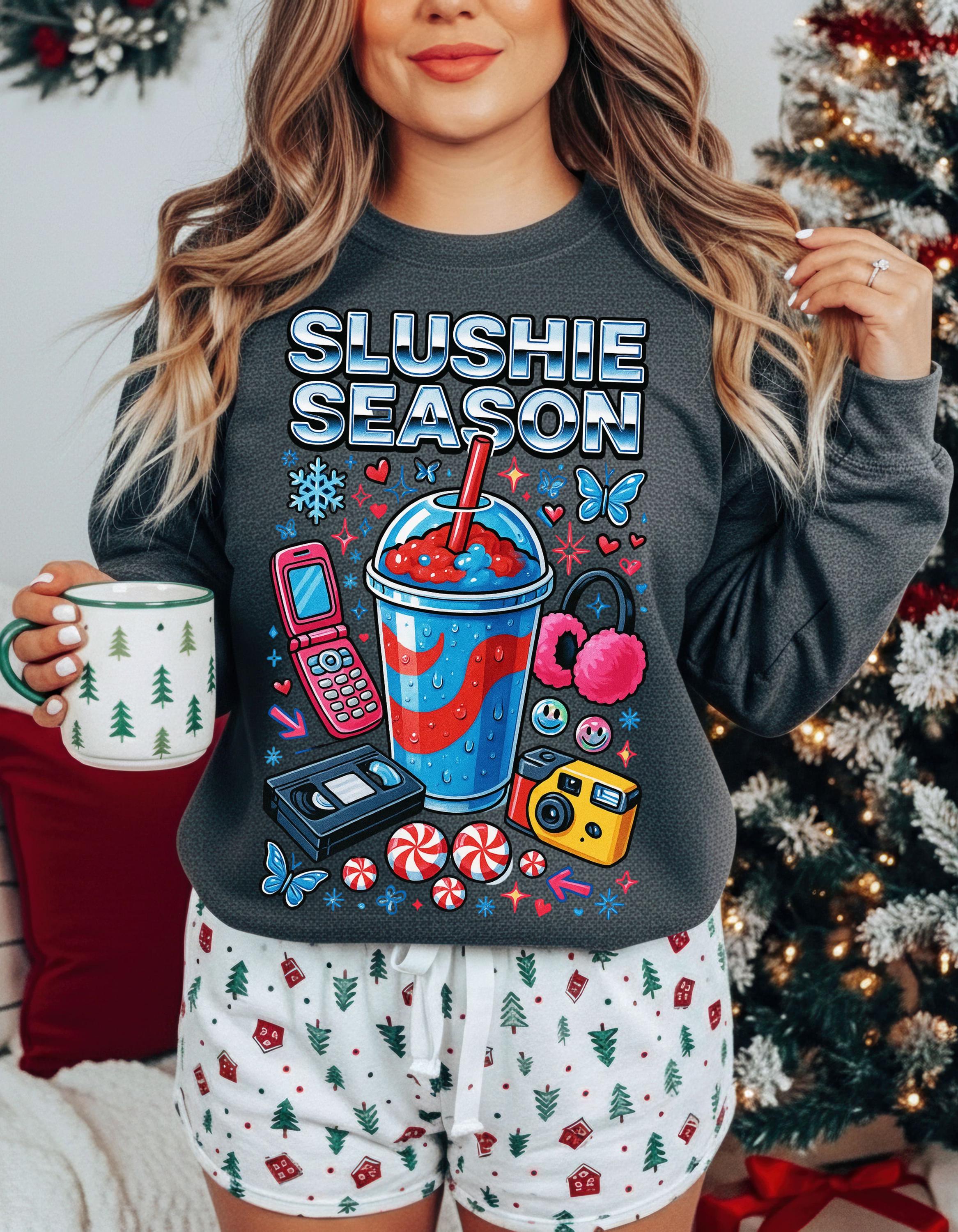 Slushie Season Crewneck Sweatshirt | Retro Y2K Streetwear